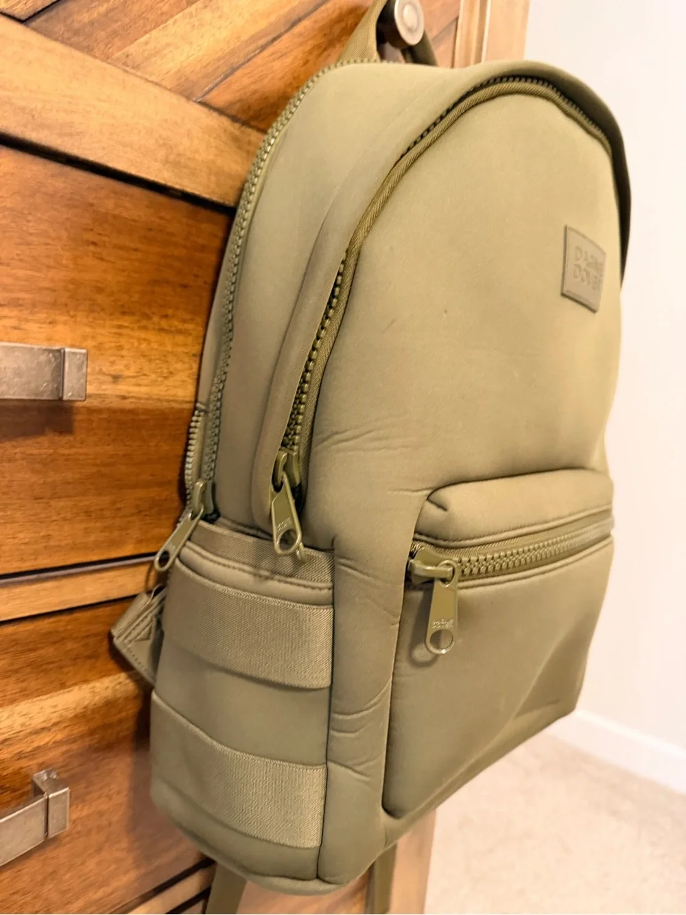 Dagne Dover Large DAKOTA Neoprene Backpack Moss Green
